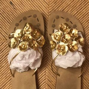 Super cute gold sandals, size 6. Barely worn!